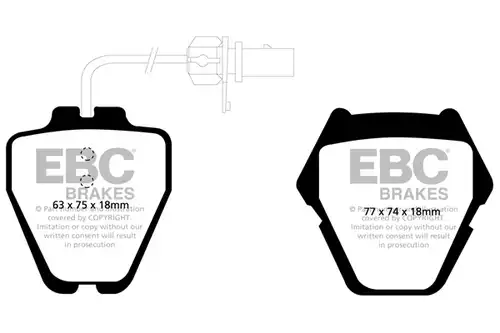 накладки EBC Brakes DP31348C