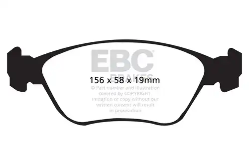 накладки EBC Brakes DP31362C