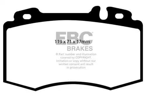 накладки EBC Brakes DP31363C
