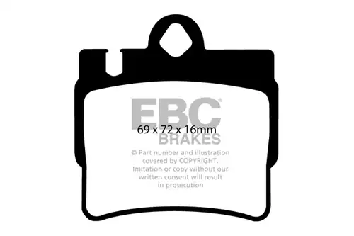 накладки EBC Brakes DP31364C