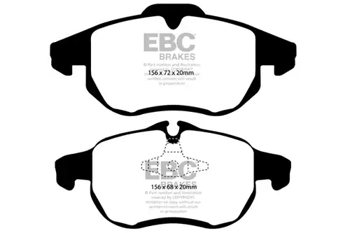 накладки EBC Brakes DP31414C