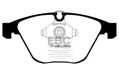 накладки EBC Brakes DP31449C