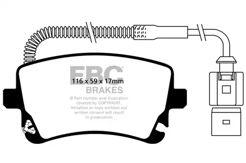 накладки EBC Brakes DP31470C