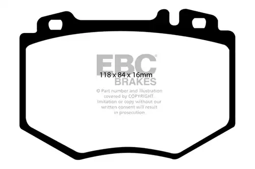 накладки EBC Brakes DP31487C