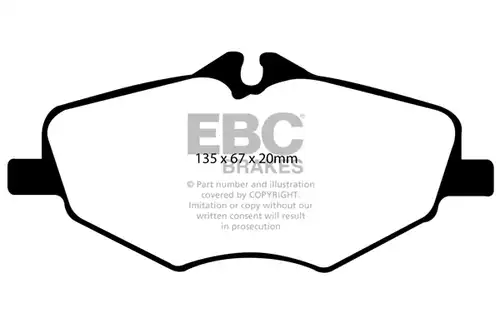 накладки EBC Brakes DP31488C