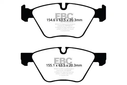накладки EBC Brakes DP31493C