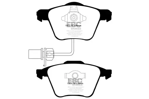 накладки EBC Brakes DP31495C