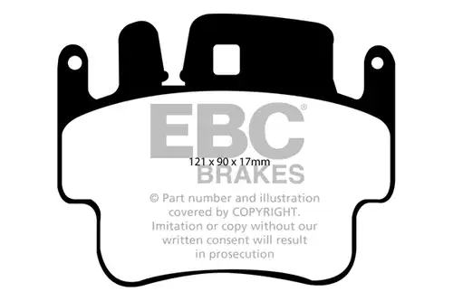 накладки EBC Brakes DP31514C