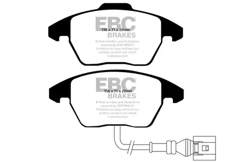 накладки EBC Brakes DP31517C