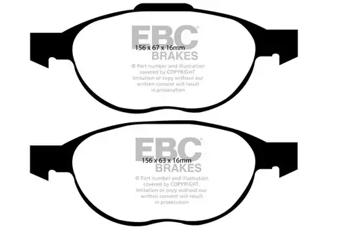 накладки EBC Brakes DP31524C
