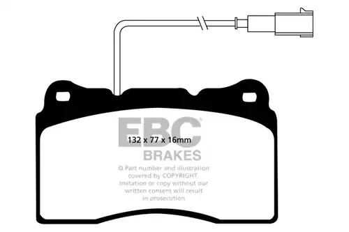 накладки EBC Brakes DP31536C