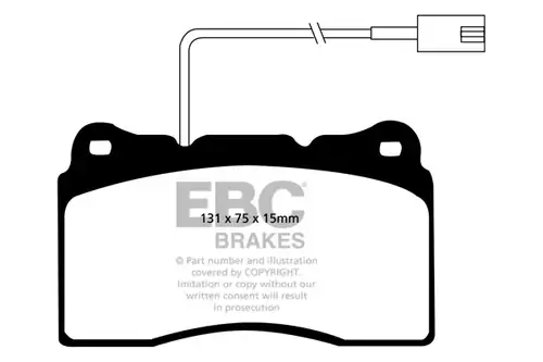 накладки EBC Brakes DP31540C