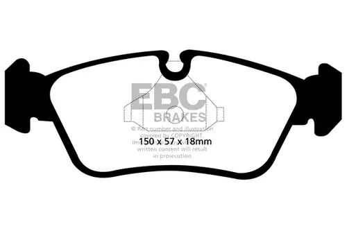 накладки EBC Brakes DP31587C