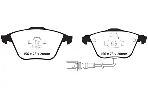накладки EBC Brakes DP31594C