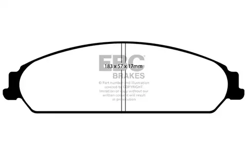 накладки EBC Brakes DP31724C
