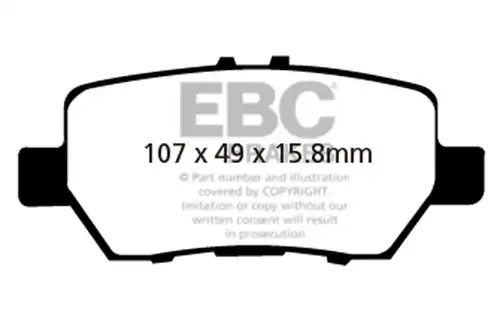 накладки EBC Brakes DP31736C