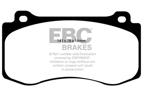 накладки EBC Brakes DP31764C
