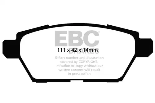 накладки EBC Brakes DP31766C