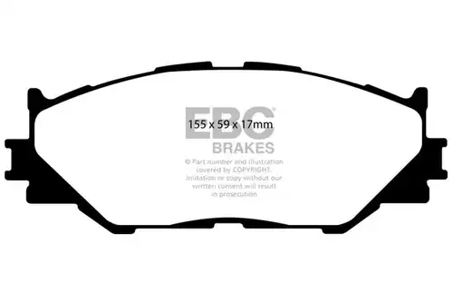 накладки EBC Brakes DP31772C