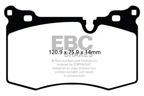 накладки EBC Brakes DP31854C