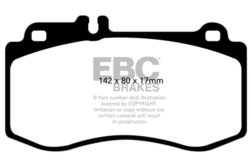 накладки EBC Brakes DP31857C
