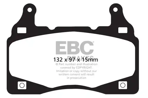 накладки EBC Brakes DP31895C