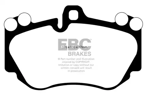 накладки EBC Brakes DP31905C