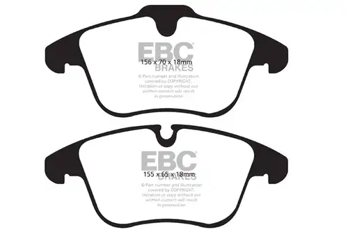 накладки EBC Brakes DP31911C