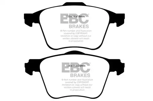 накладки EBC Brakes DP31914C