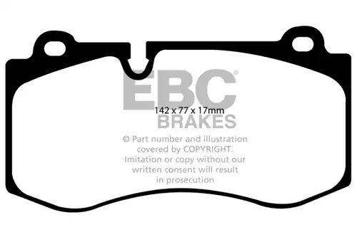 накладки EBC Brakes DP31943C