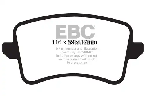 накладки EBC Brakes DP31988C