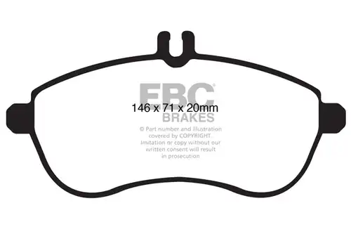 накладки EBC Brakes DP31989C