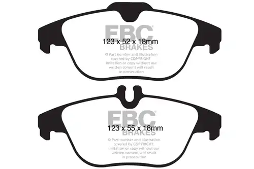 накладки EBC Brakes DP31990C