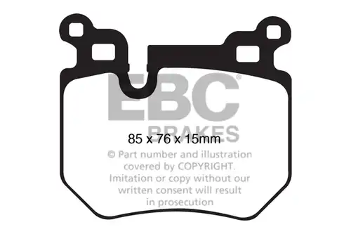 накладки EBC Brakes DP31996C