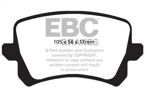 накладки EBC Brakes DP32004C