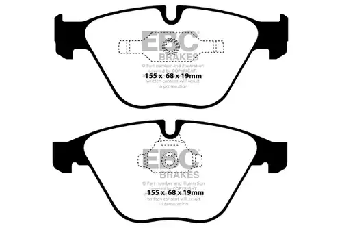 накладки EBC Brakes DP32006C