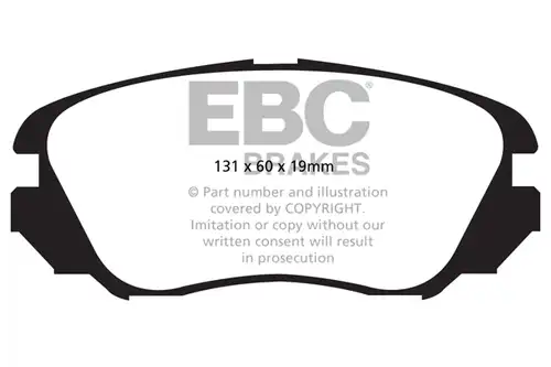 накладки EBC Brakes DP32013C