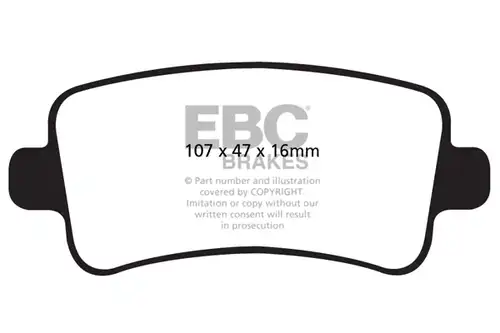 накладки EBC Brakes DP32016C