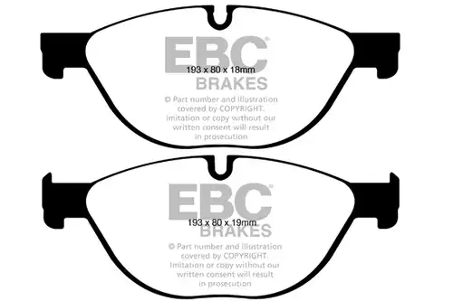 накладки EBC Brakes DP32019C