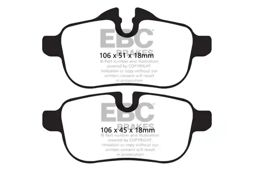 накладки EBC Brakes DP32046C