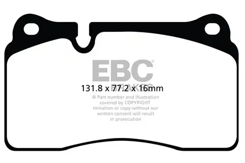накладки EBC Brakes DP32070C