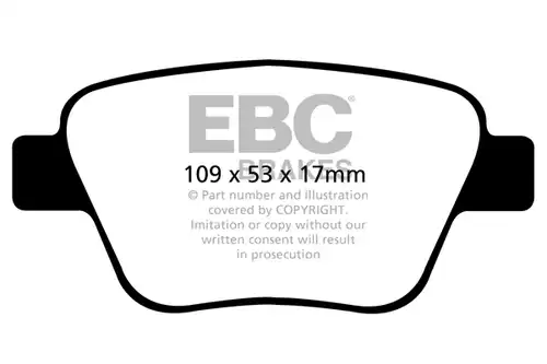накладки EBC Brakes DP32075C