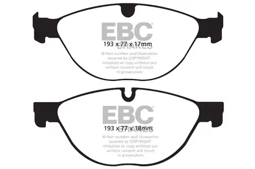 накладки EBC Brakes DP32076C