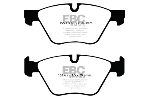 накладки EBC Brakes DP32077C