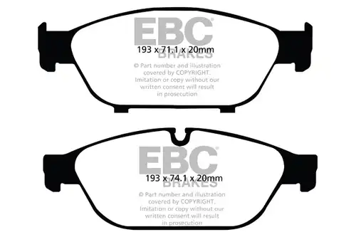 накладки EBC Brakes DP32086C