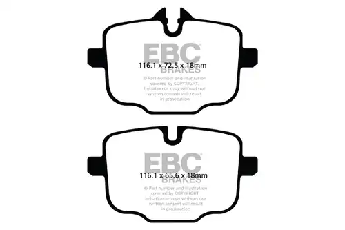 накладки EBC Brakes DP32089C