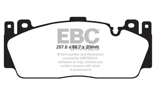 накладки EBC Brakes DP32148C