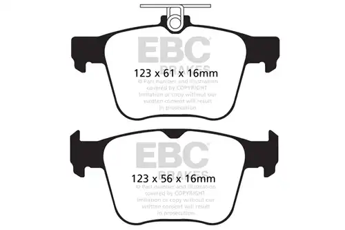 накладки EBC Brakes DP32173C