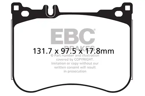накладки EBC Brakes DP32178C