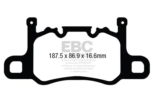 накладки EBC Brakes DP32207C